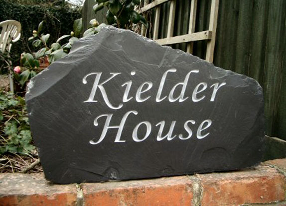 Sold our Slate Customers  signs Freestanding to Signs slate House of Some rustic