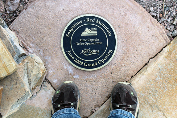 Metal Time Capsule Plaque