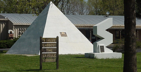 Worlds Large Time Capsule made from Stone