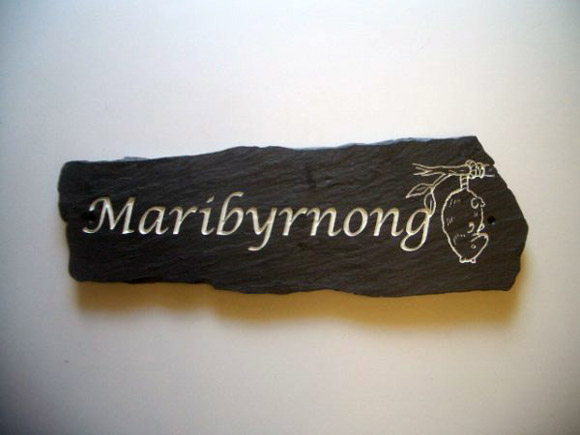 our Slate  is  house projects it since extremely stone most slate  of an for is ideal rustic signs