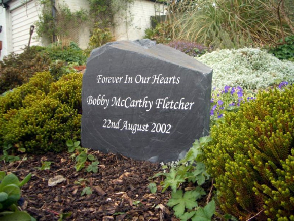 old fashion memorial stone