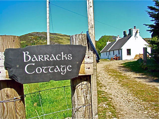 sign for cottage